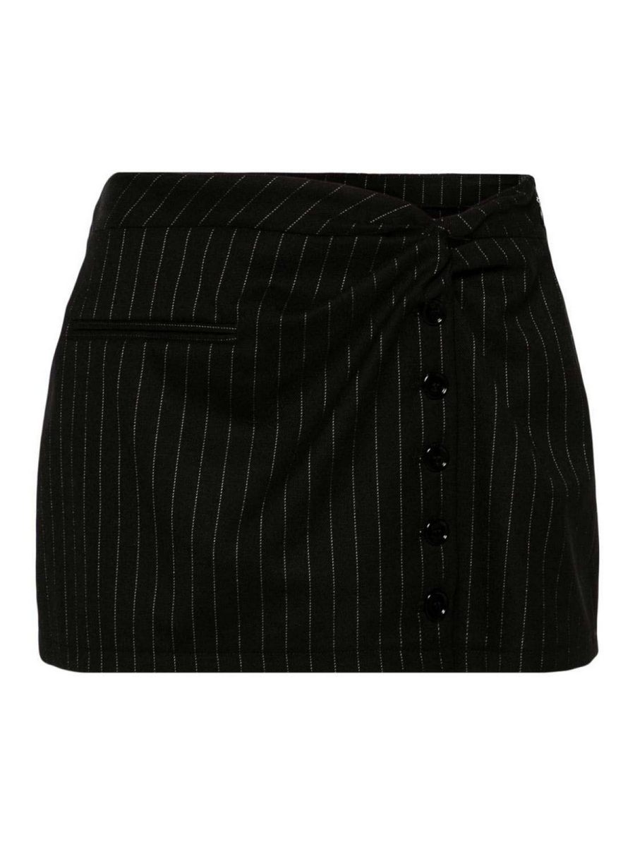 Courreges Jupe Midi - Noir