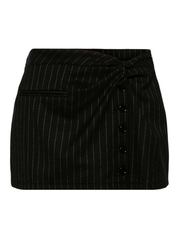 Courreges Jupe Midi - Noir