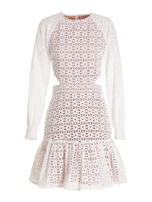 Michael Kors Robe Au Genou - Blanc