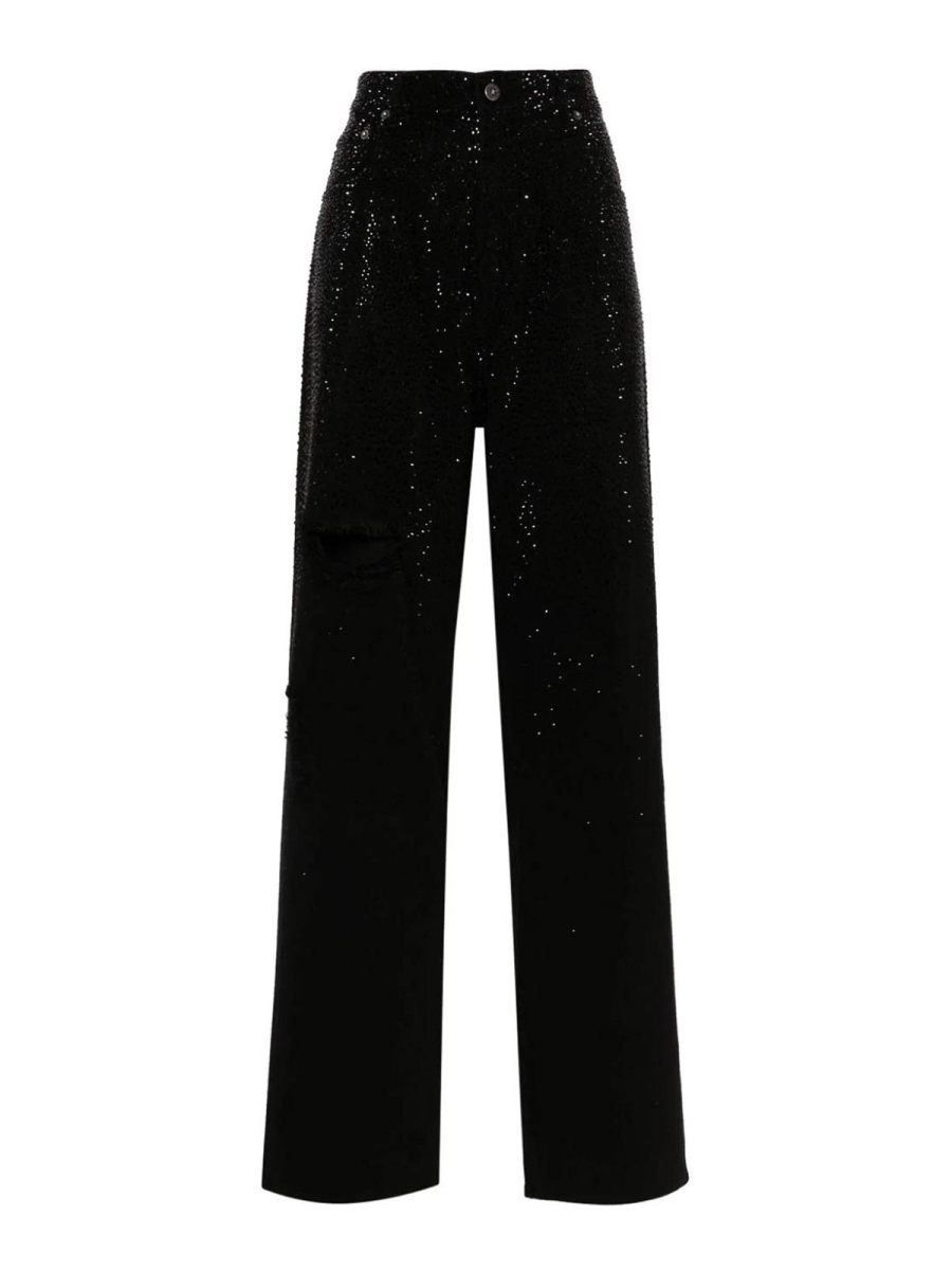 Golden Goose Jean Droit - Noir