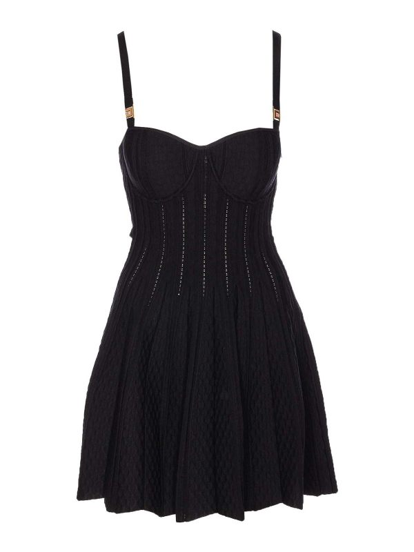 Elisabetta Franchi Robe Courte - Noir