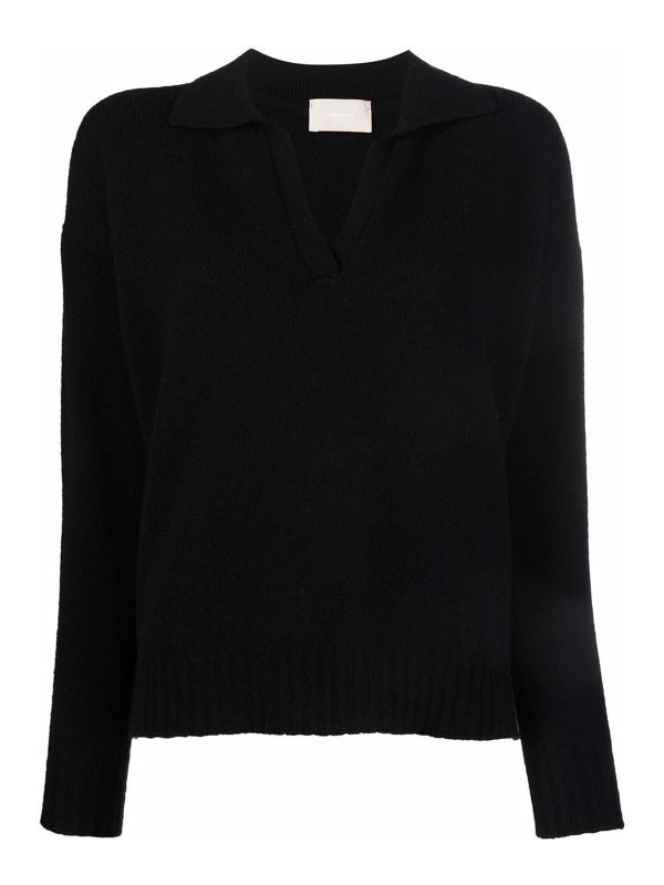 Drumohr Pull Col Roulé - Noir