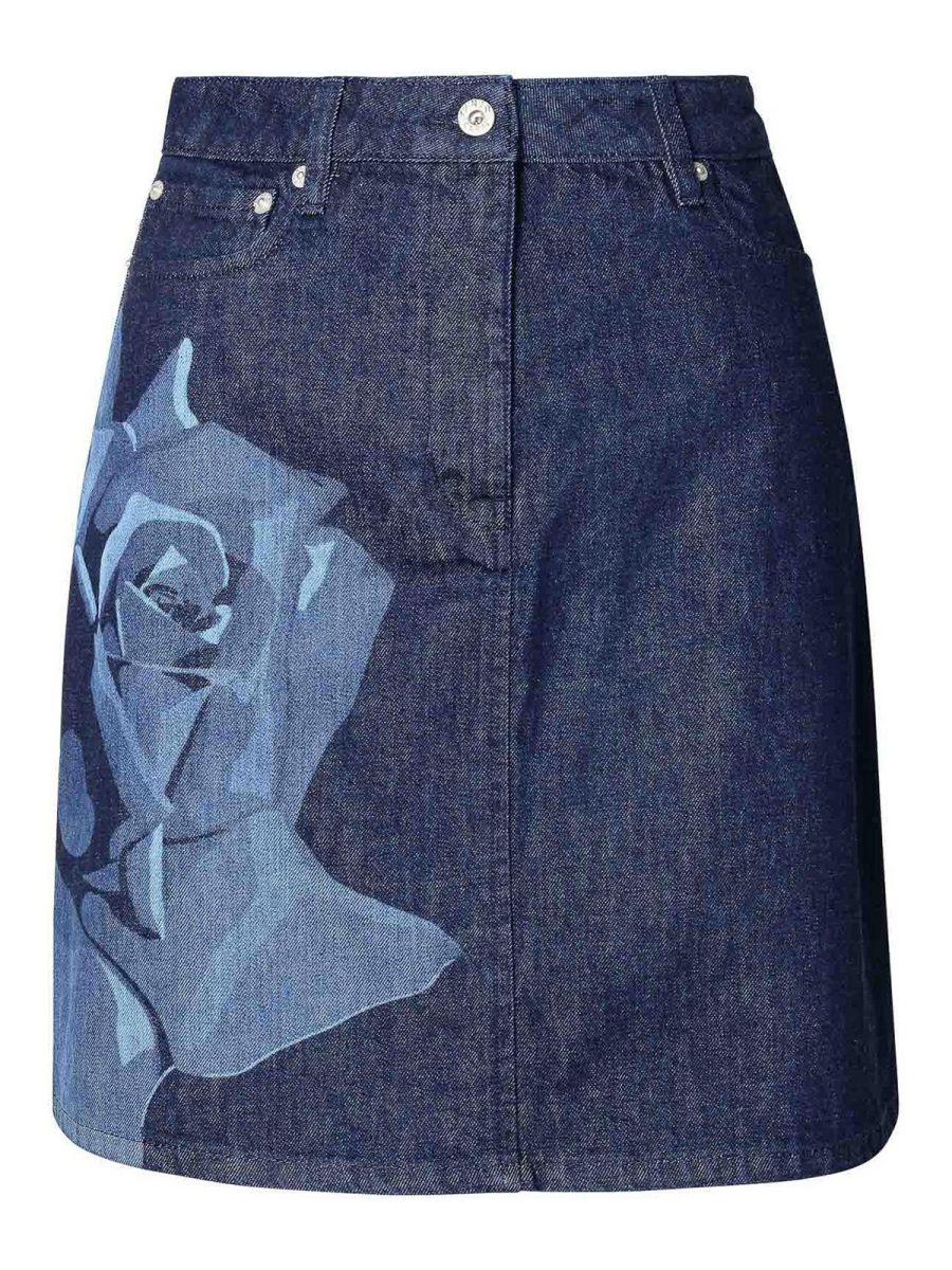Kenzo Mini Jupe - Bleu
