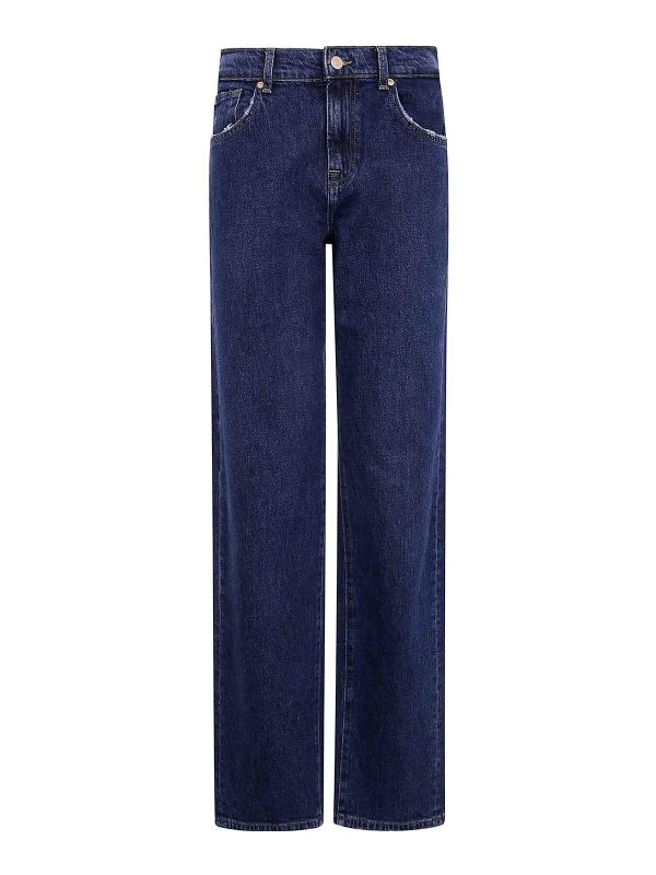 7 For All Mankind Jean Droit - Bleu