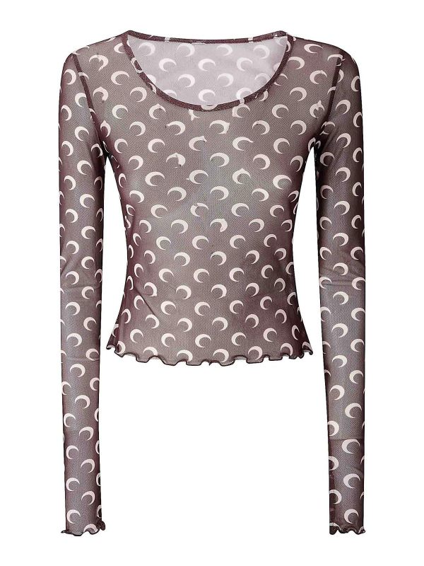 Marine Serre Top - Marron