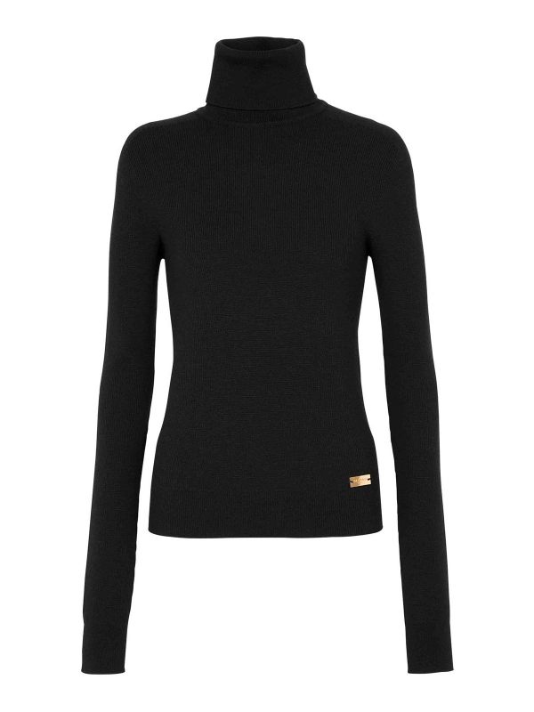 Balmain Pull Col Bateau - Noir