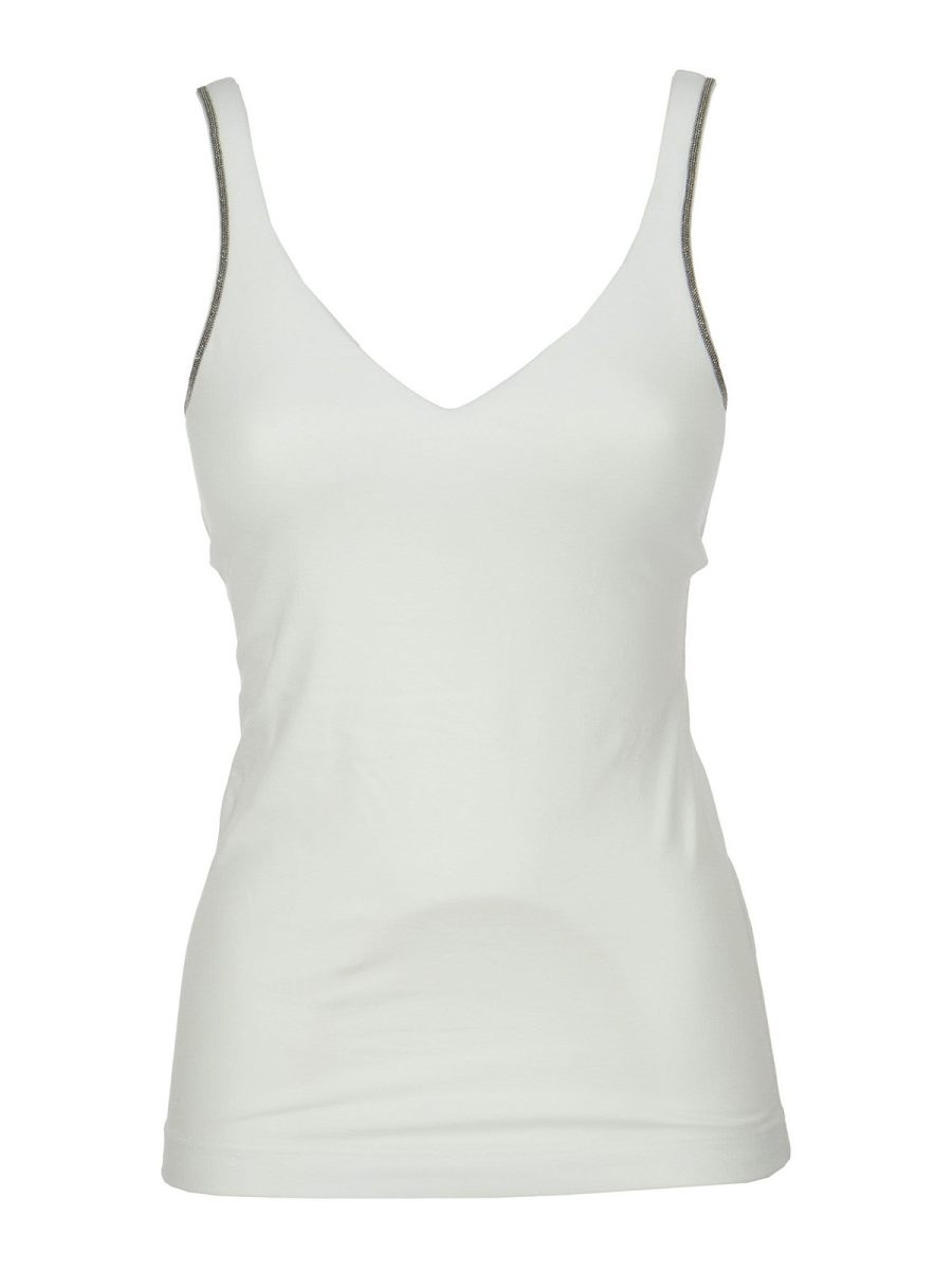 Brunello Cucinelli Top - Blanc