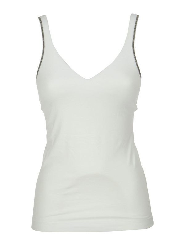 Brunello Cucinelli Top - Blanc