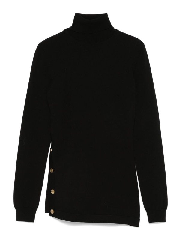 Elisabetta Franchi Pull Col Rond - Noir