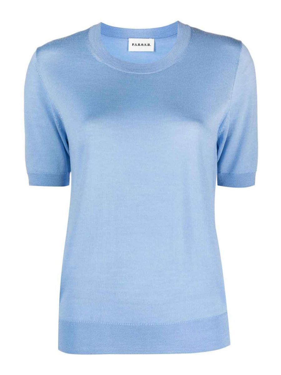 P. A.R. O.S. H. Pull Col Rond - Bleu