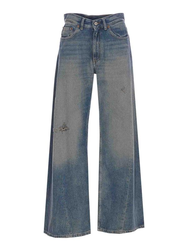 MM6 Maison Margiela Jean Bootcut - Bleu
