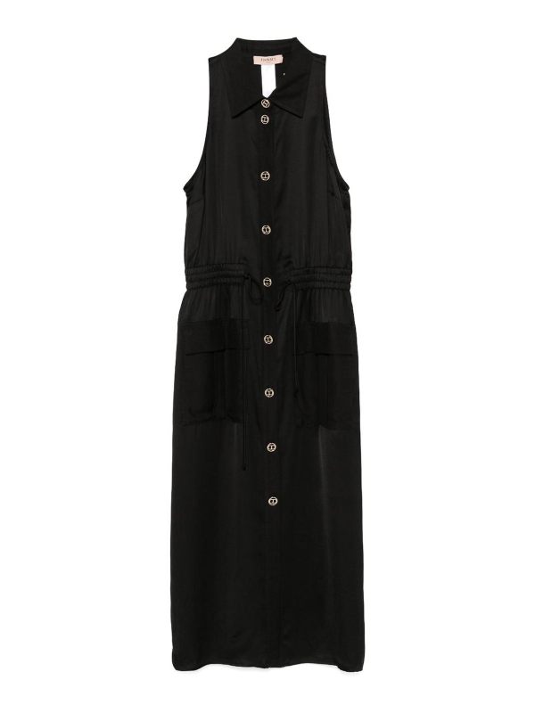 Twinset Robe Au Genou - Noir