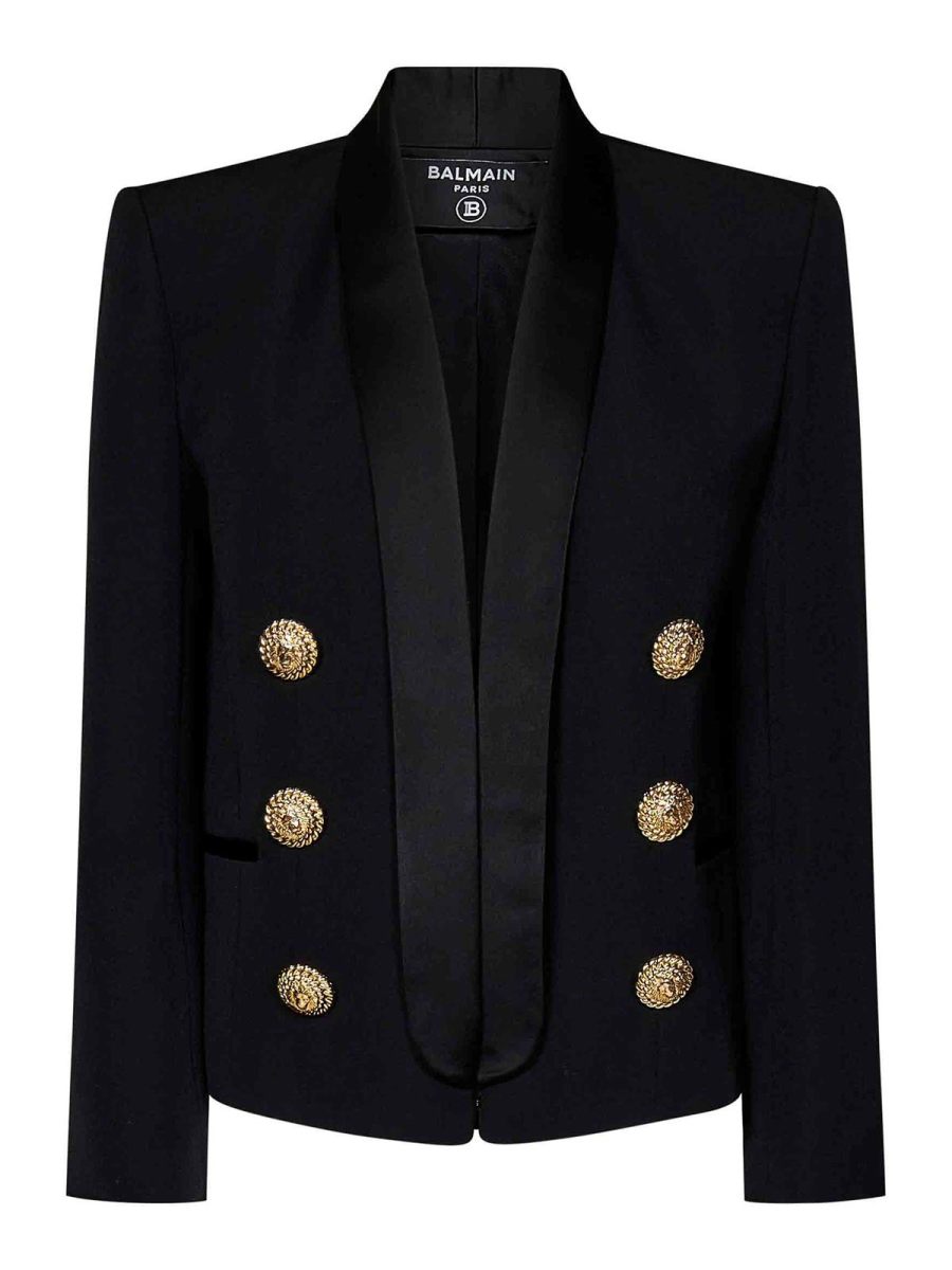 Balmain Veste Casual - 'Double Chain Lion'