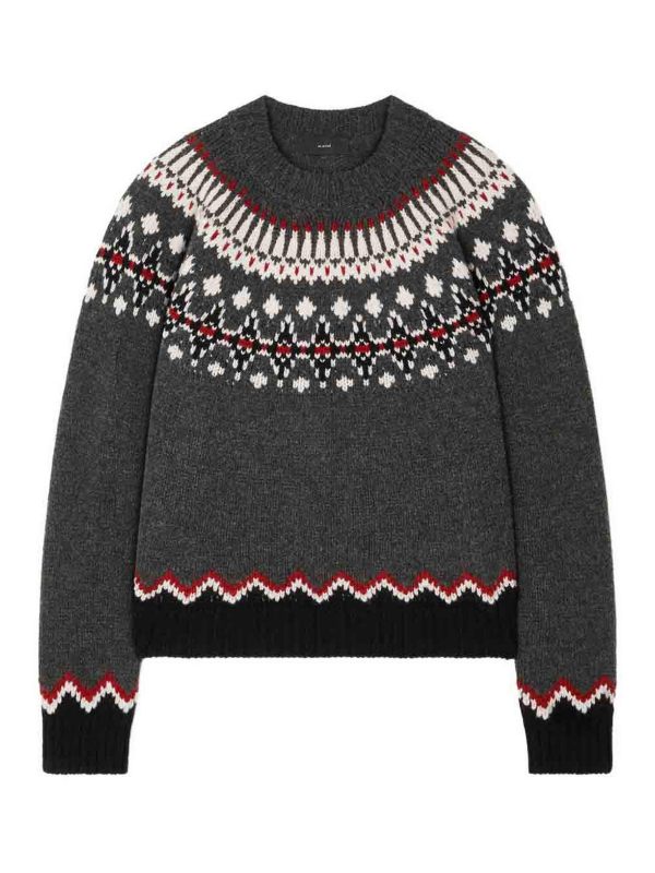 Alanui Pull Col Rond - Noir