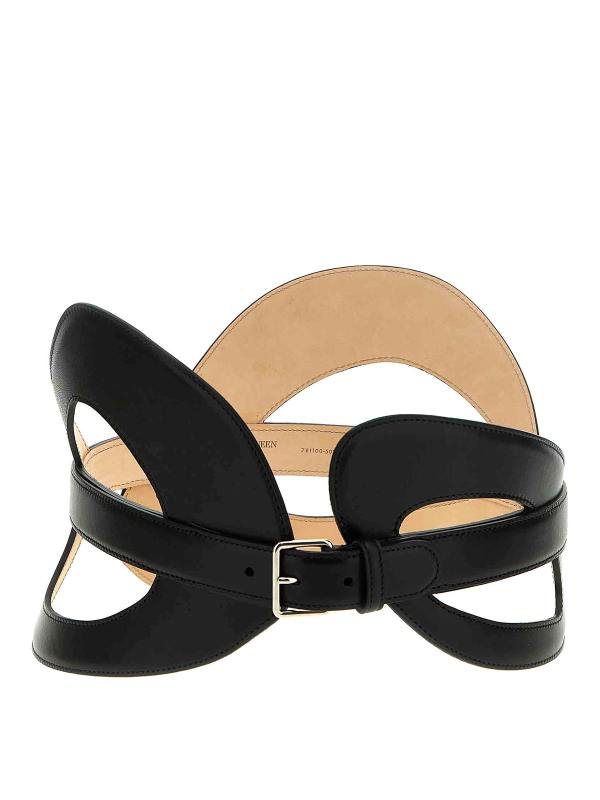 Alexander Mcqueen Ceinture - Noir