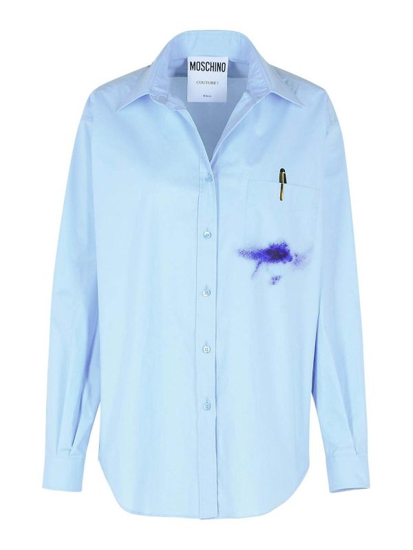 Moschino Chemise - Bleu Clair