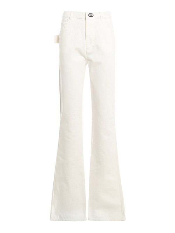 Bottega Veneta Jean Bootcut - Blanc