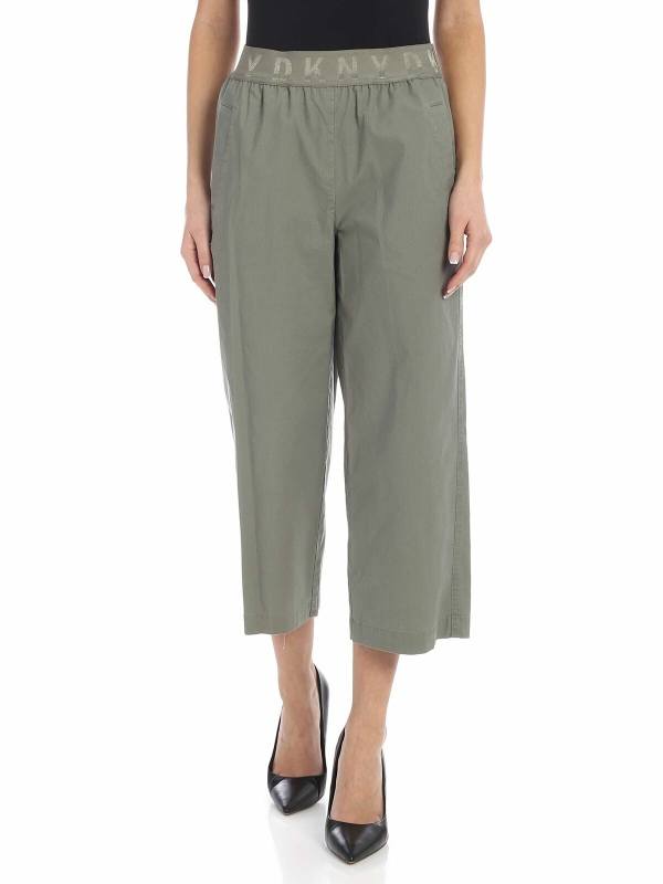 Dkny Pantalons Décontractés - Vert