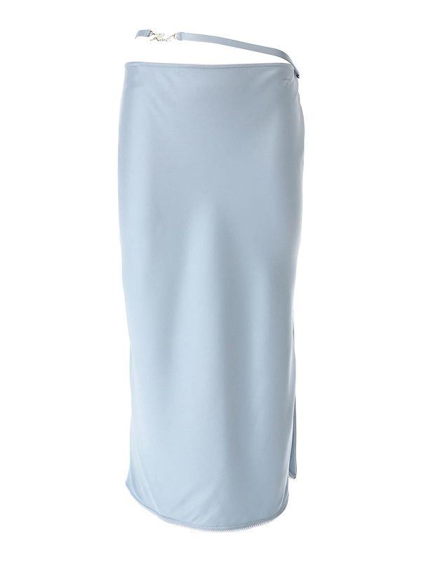 Karl Lagerfeld Jupe Midi - Bleu Clair