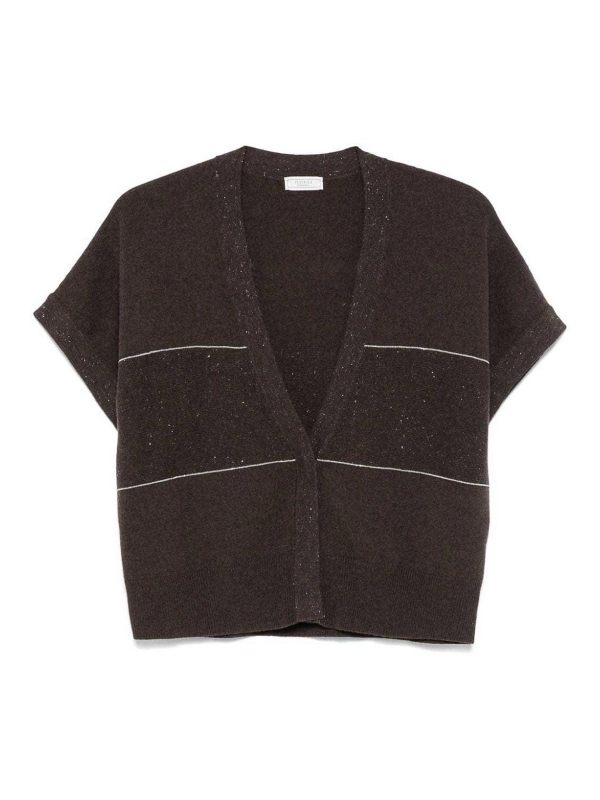 Peserico Pull Col Rond - Marron