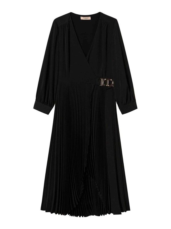 Twinset Robe Au Genou - Noir