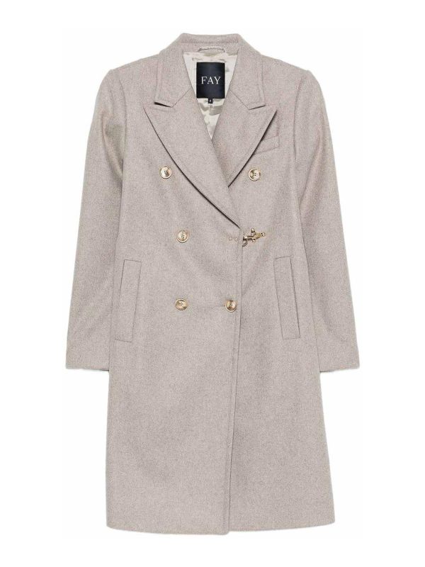 Fay Manteau Court - Beige