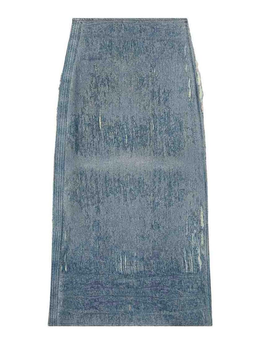 Diesel Jupe Midi - Bleu