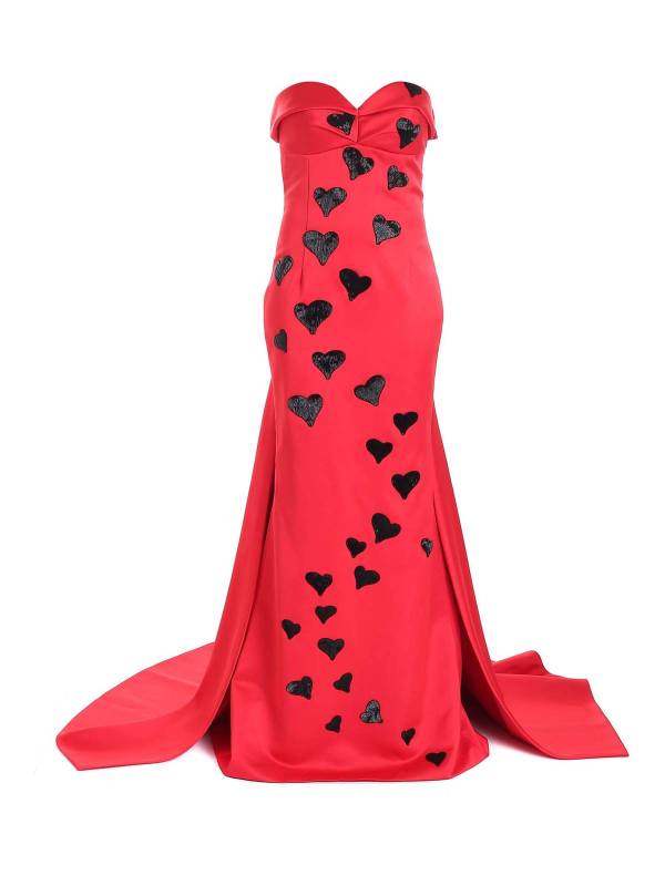 Moschino Maxi Robe - Duchesse Hearts