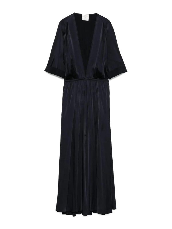 Forte Forte Maxi Robe - Bleu Foncé
