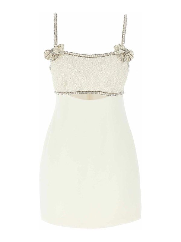 Self Portrait Robe Courte - Blanc