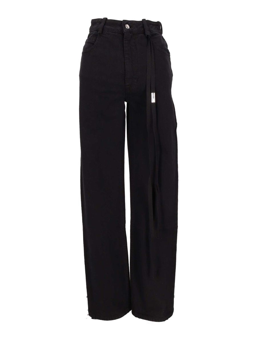 Ann Demeulemeester Jean Droit - Noir