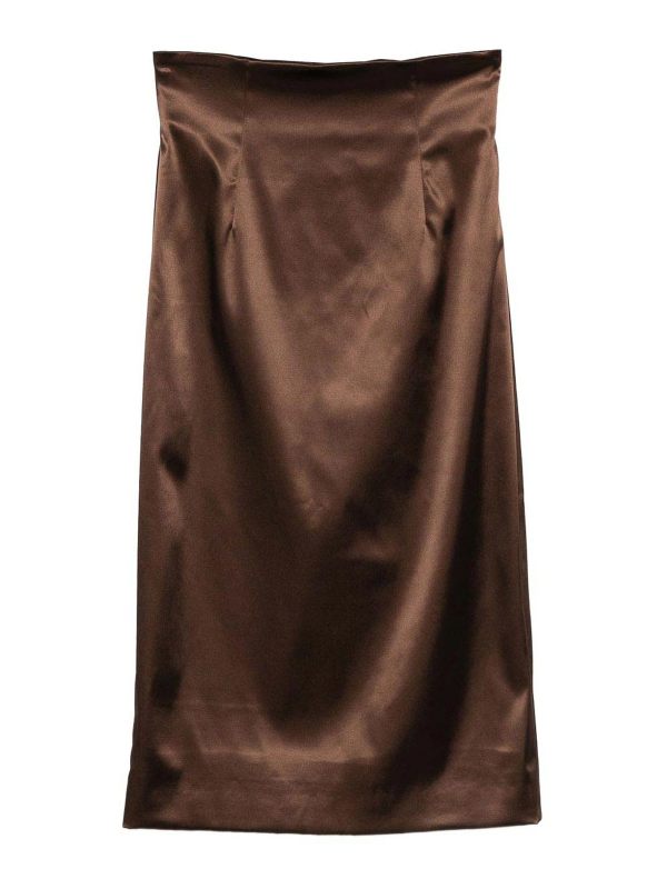 Dolce & Gabbana Jupe Midi - Marron