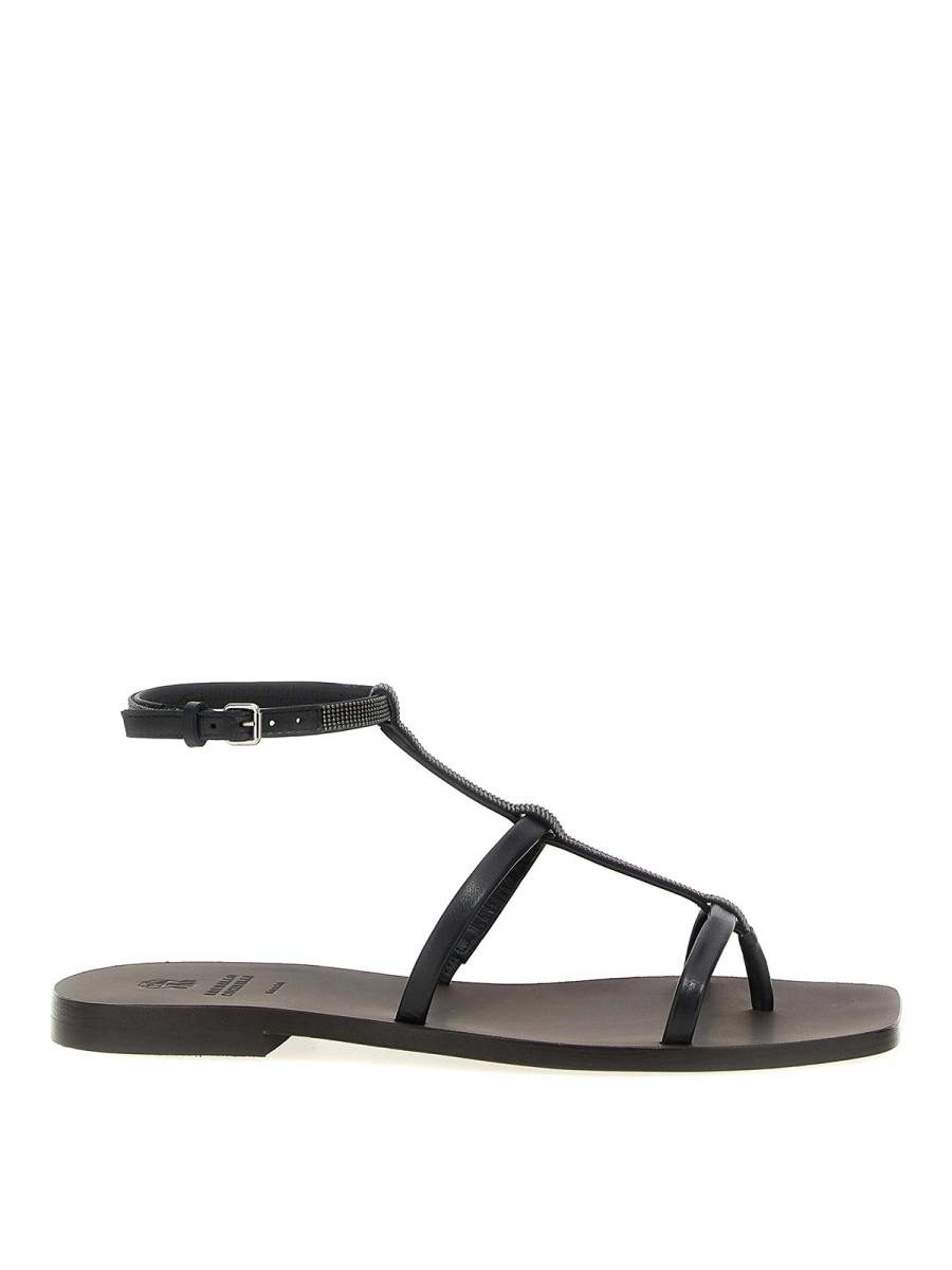 Brunello Cucinelli Sandales - Noir