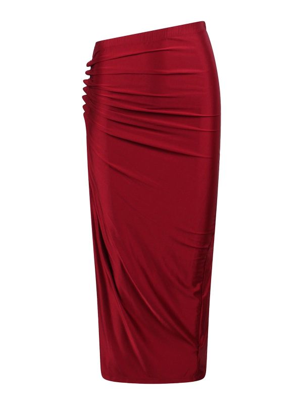 Rabanne Jupe Midi - Rouge