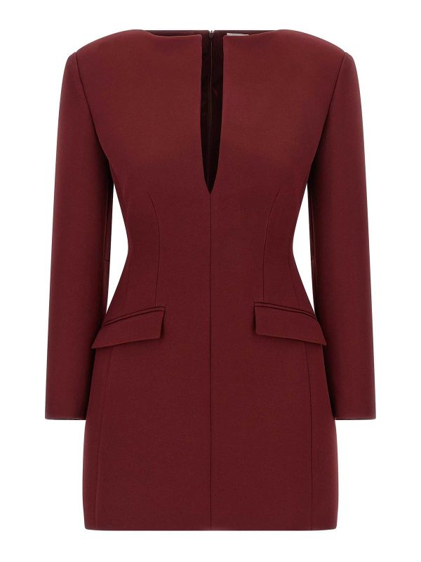 The Andamane Robe Au Genou - Rouge Brun