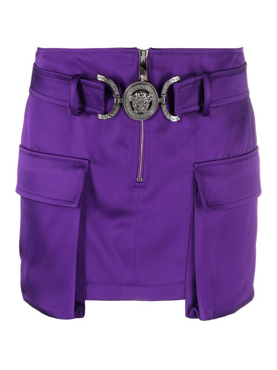 Versace Mini Jupe - Violet