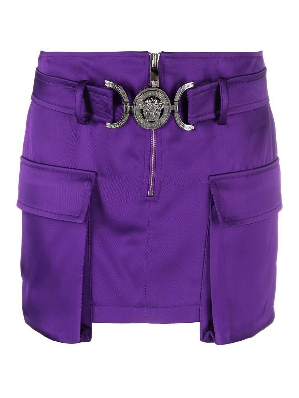 Versace Mini Jupe - Violet
