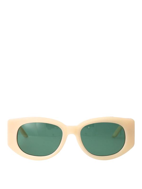 Casablanca Lunettes De Soleil - Blanc