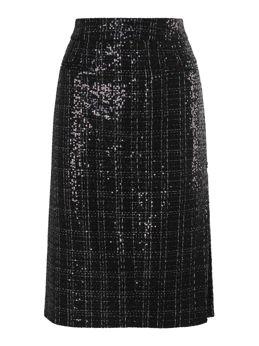 Genny Jupe Midi - Noir