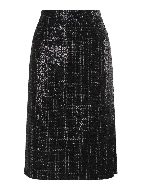 Genny Jupe Midi - Noir