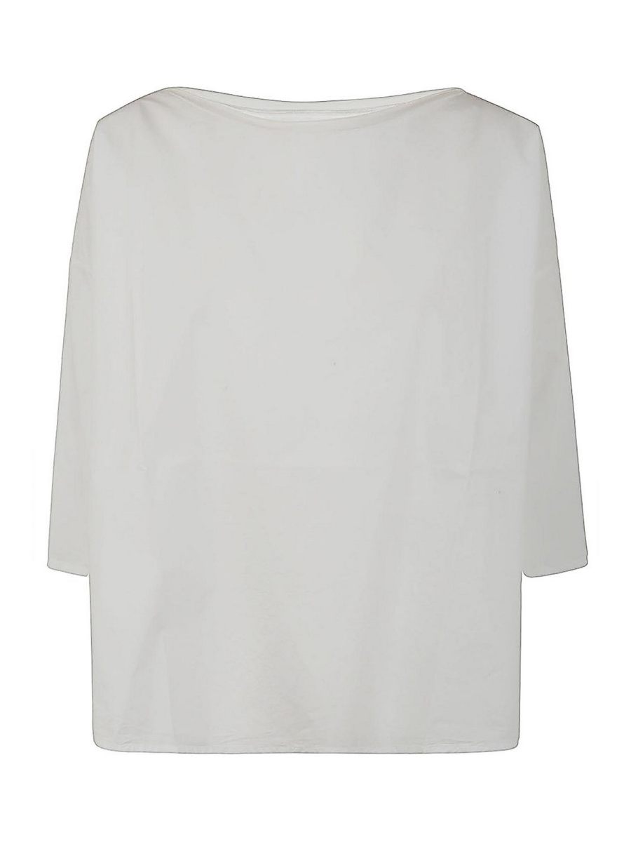 Labo. Art Pull Col Rond - Blanc