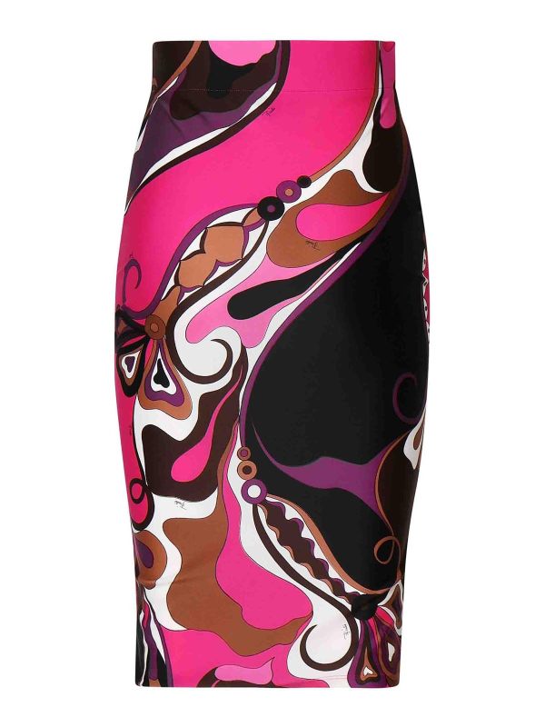 Emilio Pucci Jupe Midi - Multicolore
