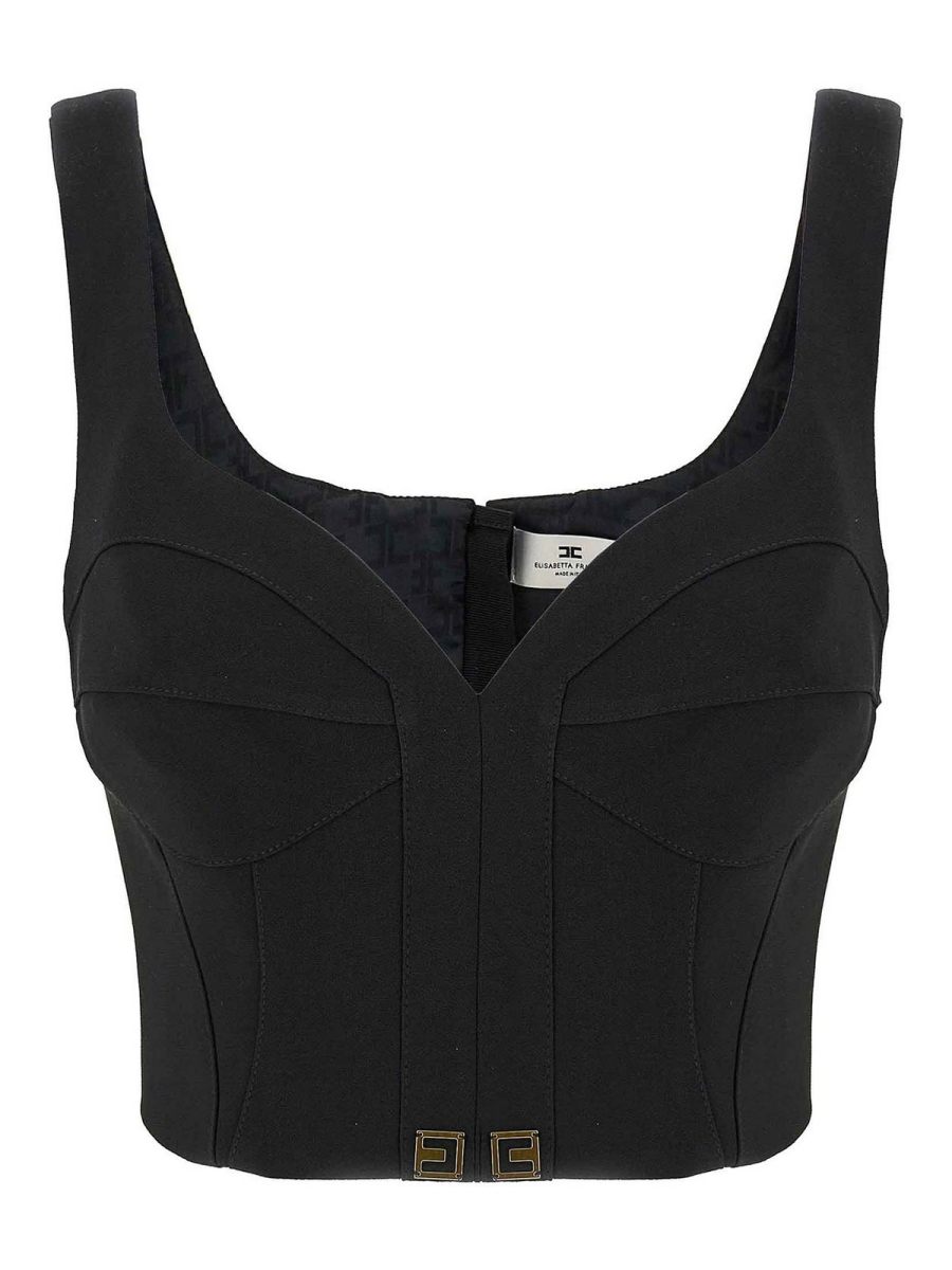 Elisabetta Franchi Top - Noir