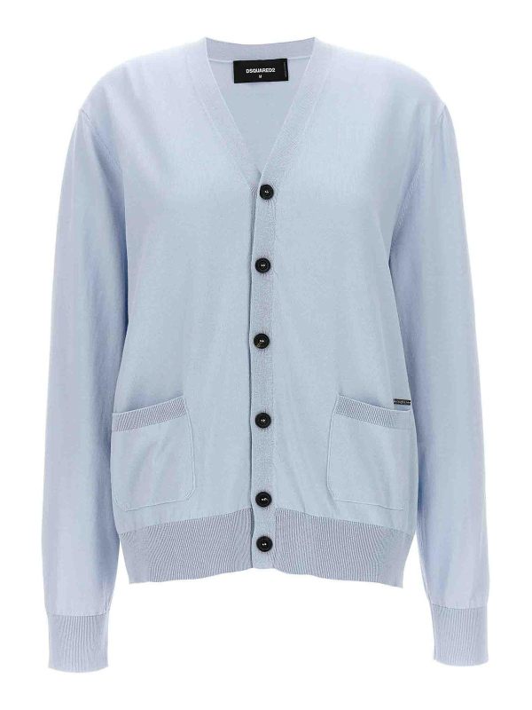 Dsquared2 Cardigan - Bleu Clair
