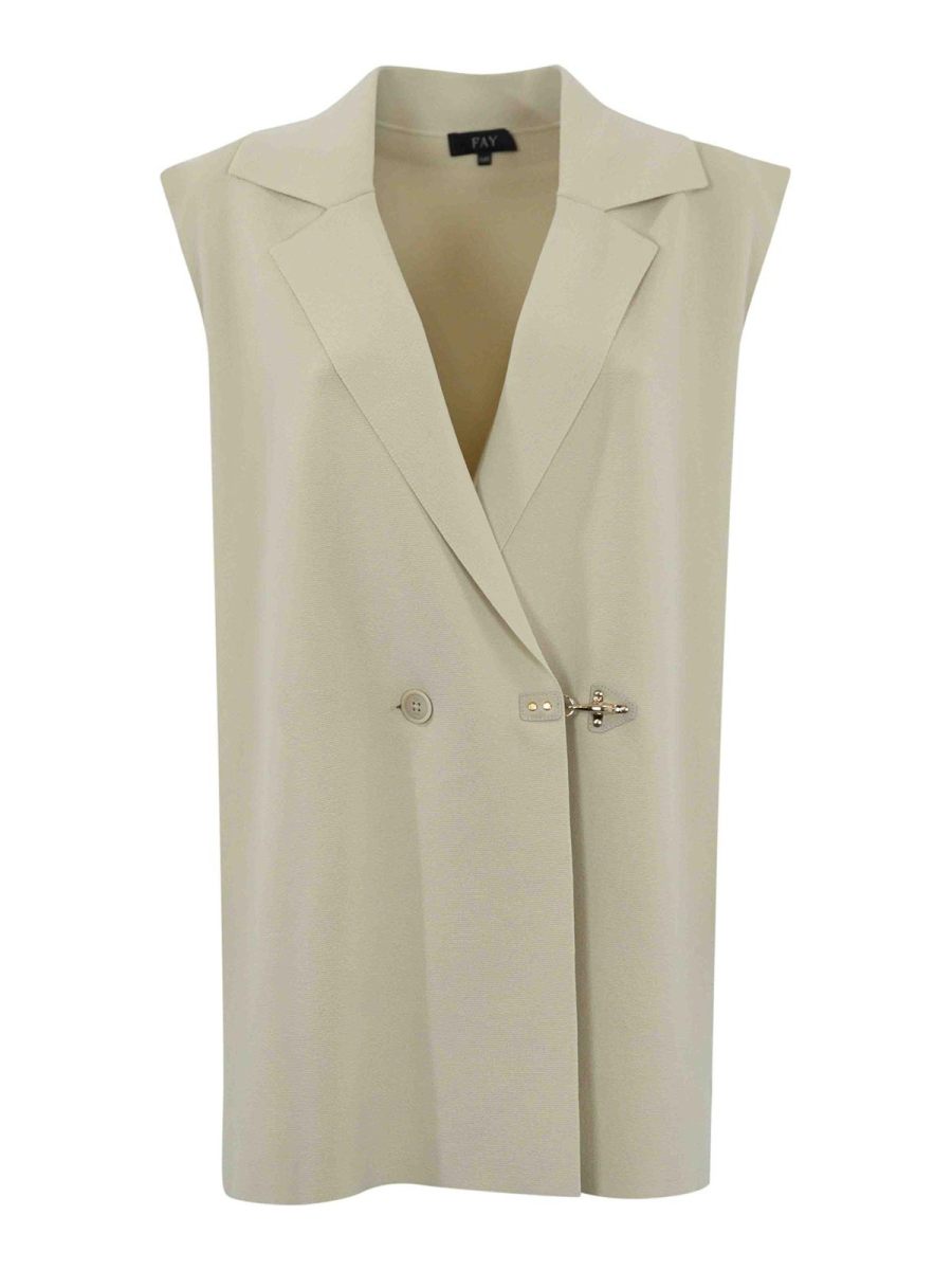 Fay Gilet - Blanc