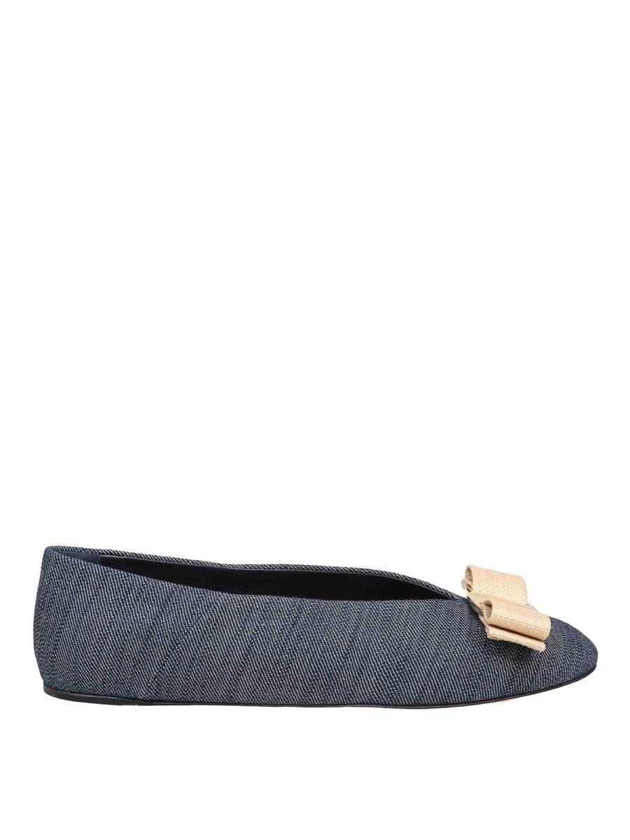 Ferragamo Ballerines - Foncé Délavé