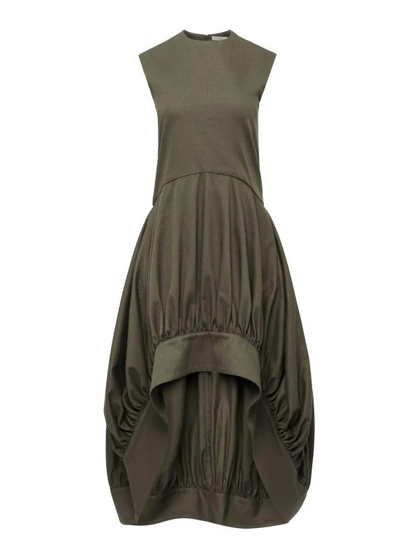 J. W. Anderson Robe Au Genou - Vert