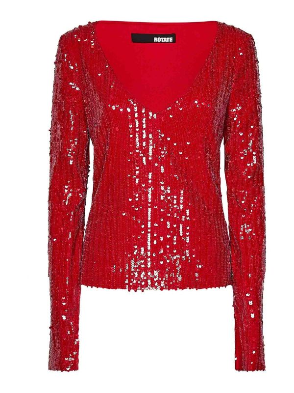 Rotate Birger Christensen Top - Rouge
