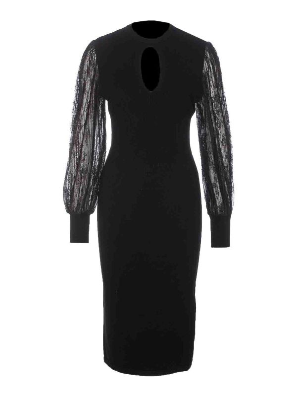 Twinset Robe Au Genou - Noir