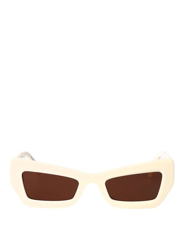 Off-White Lunettes De Soleil - Blanc